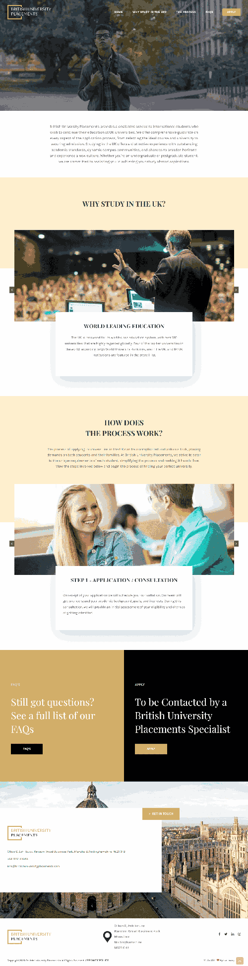 British University Placements